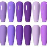 Color Polish Purple Collection JoJo Nails 12buc/7.5 ml